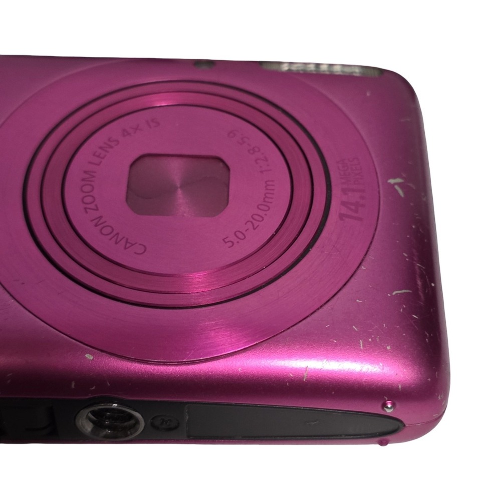 Canon PowerShot SD1400 IS 14.1MP Digital ELPH Camera Pink w/4x Zoom - Picture 15 of 16